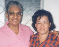 Helen Villanueva and Maira Raudales