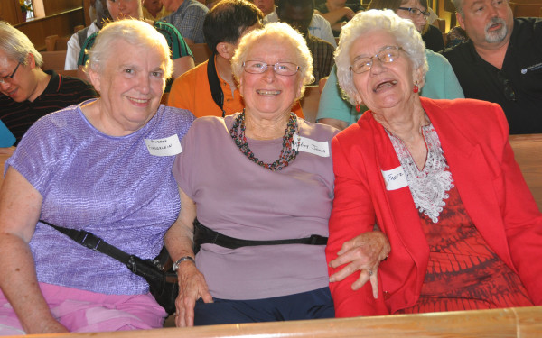 L-r: Audrey Federlein, Kathy Jones, and Shirley Fretz.