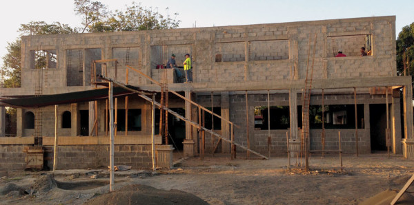 The new conference center under construction in Masaya, Nicaragua. (click to enlarge)
