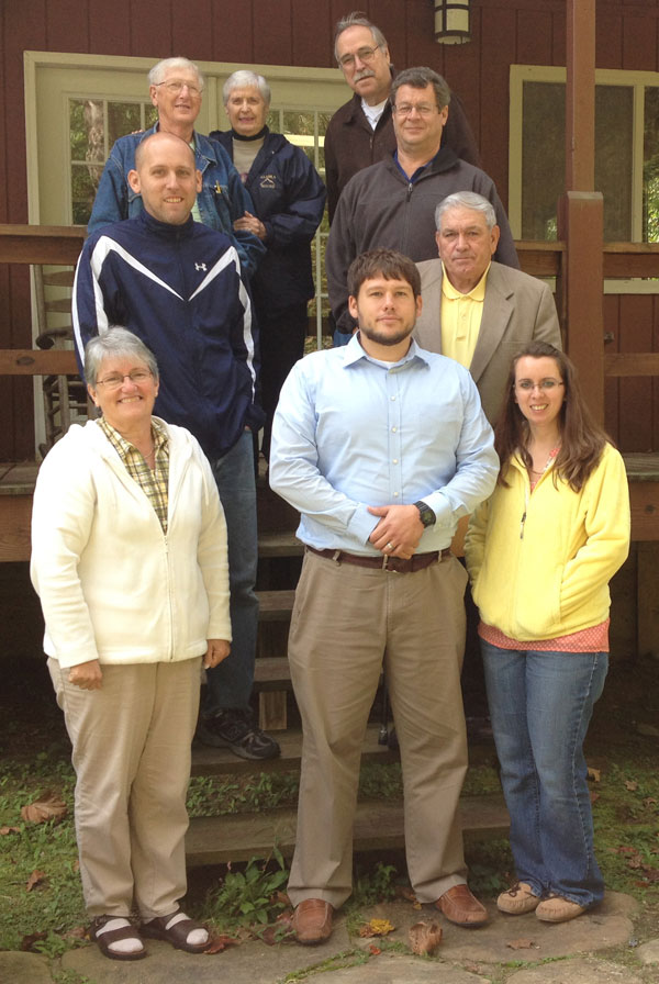 Members of the Board of Directors of Laurel Mission. In the front, l-r, are Debbie, Nathan, and Lindsey Boggs.