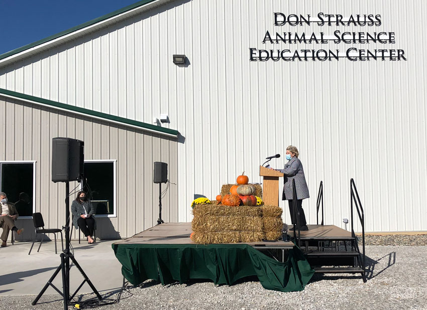 HU Opens New Don Strauss Animal Science Education Center - UBCentral